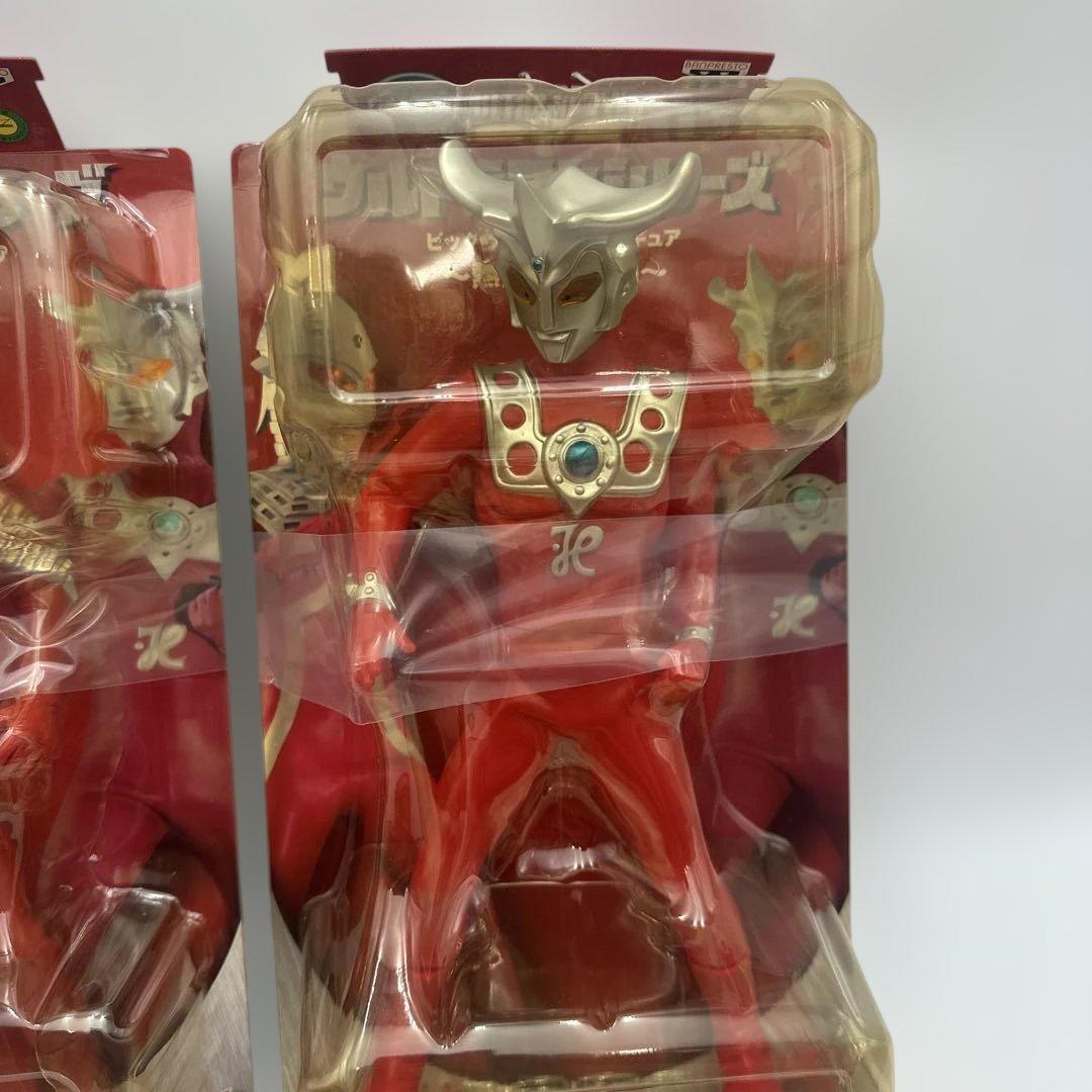 バンプレスト　ビッグサイズソフビ　ウルトラセブン　レオ　メビウス　タロウ