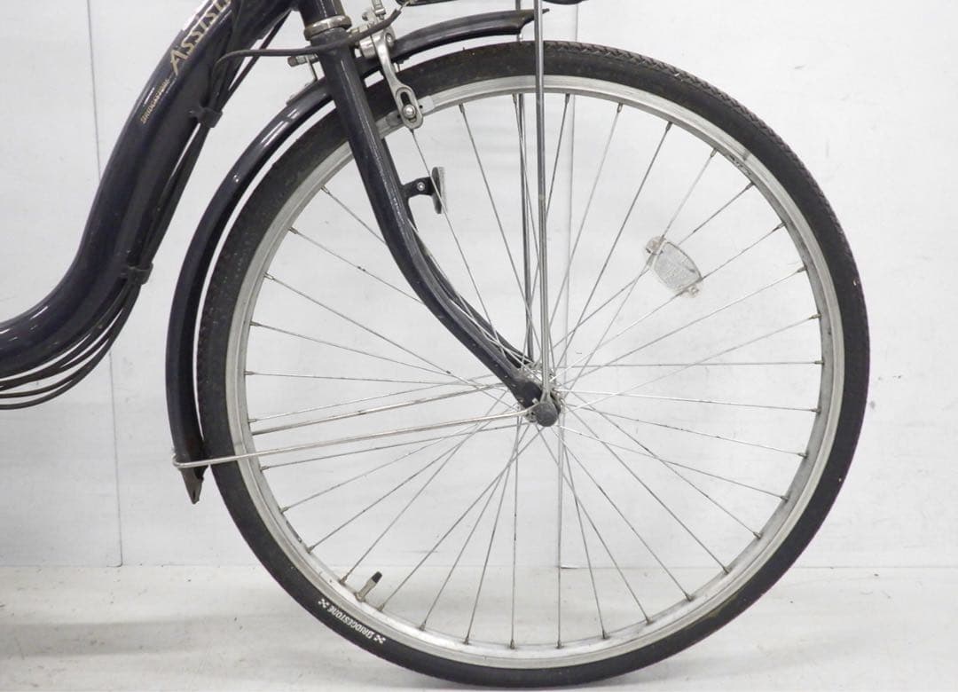 電動アシスト自転車 ブリヂストン　アシスタ　シティタイプ 黒 バスケット付き