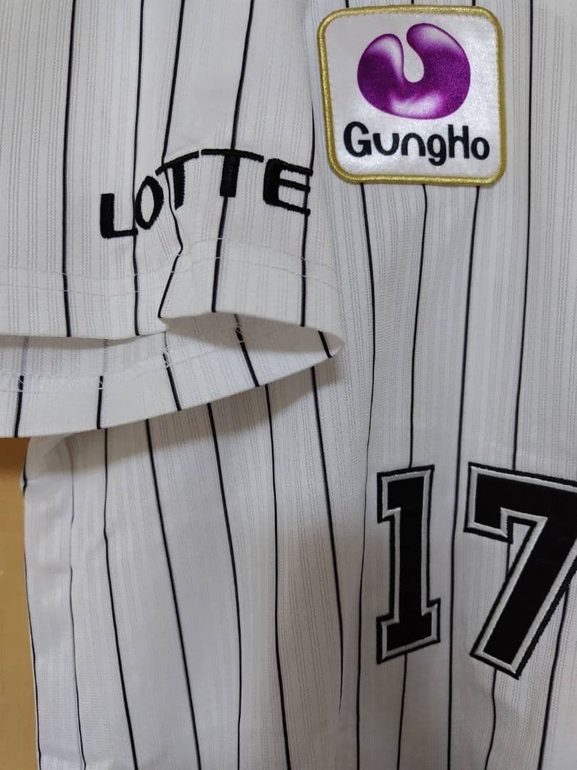 佐々木朗希　ユニフォーム　ロッテ Oサイズ　鷗ワッペン