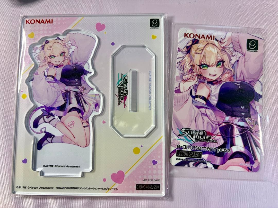 SDVX 胡桃のあ e-Pass＆アクスタ ぶいすぽっ！