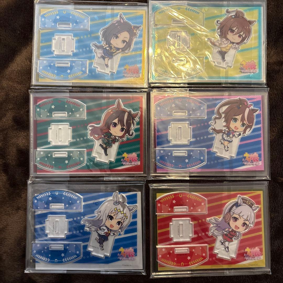 ウマ娘　ゆらゆら　アクリルスタンド　6点セット