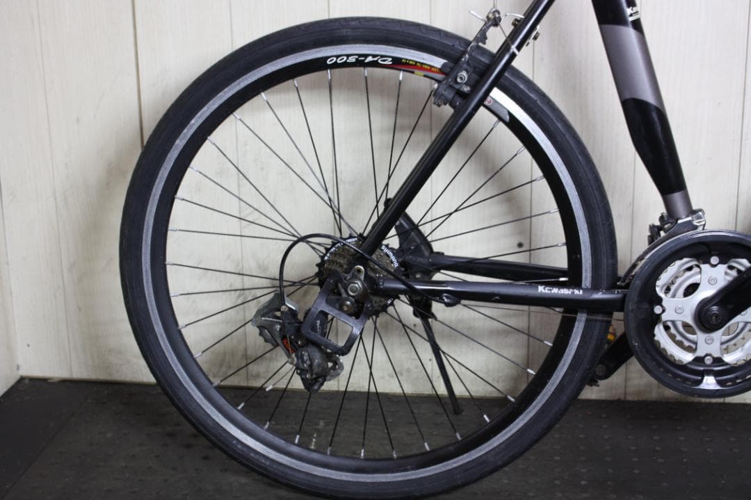 KAWASAKI KDX260 525mm アルミ 21速 26型 クロス