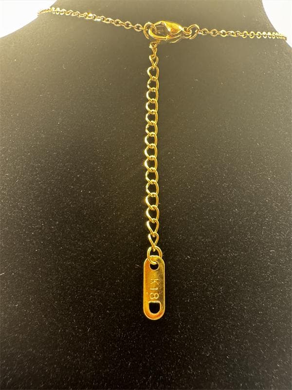 日本製K18アズキチェーンネックレス1.68g 45cm