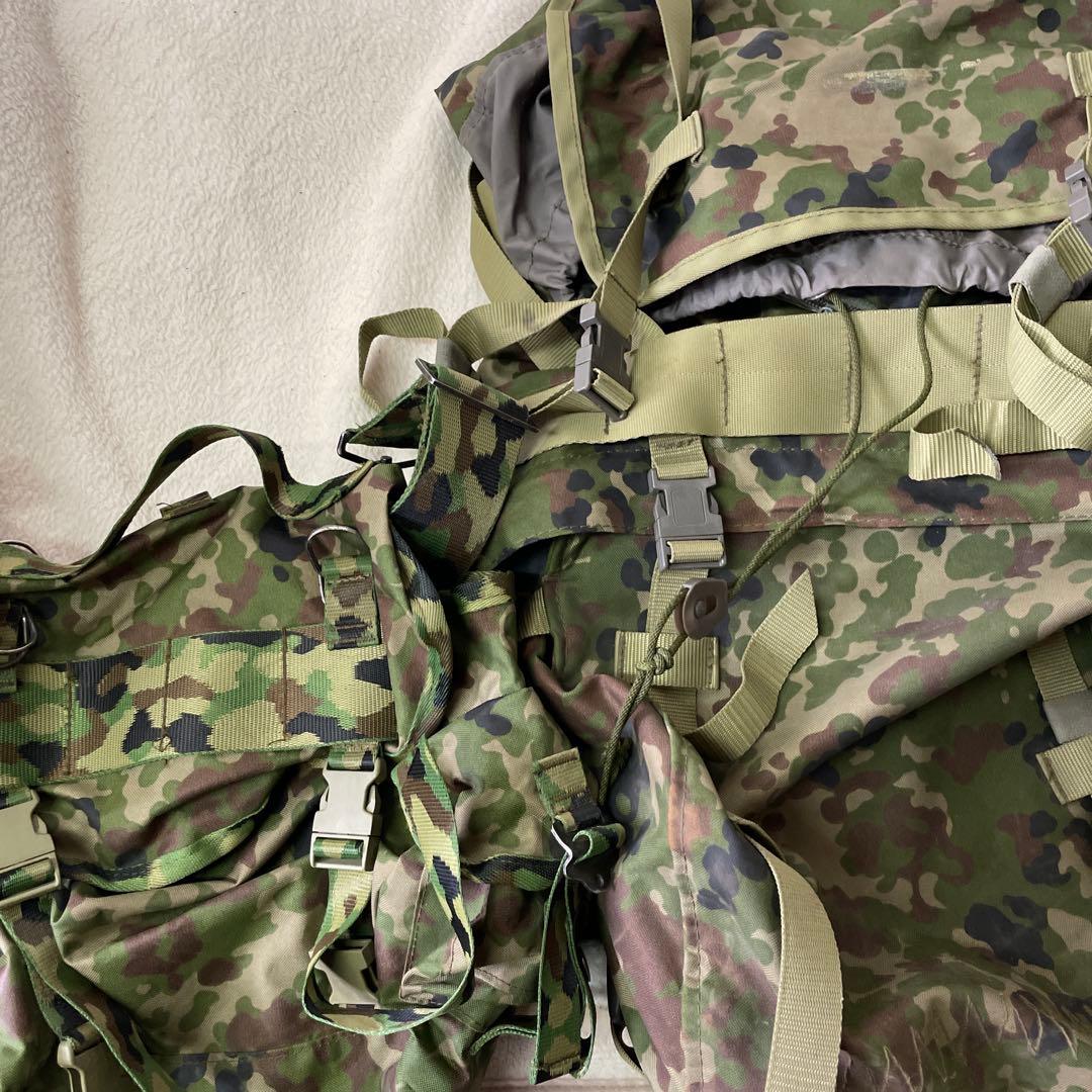 迷彩バックパック 背嚢1型　雑嚢セット