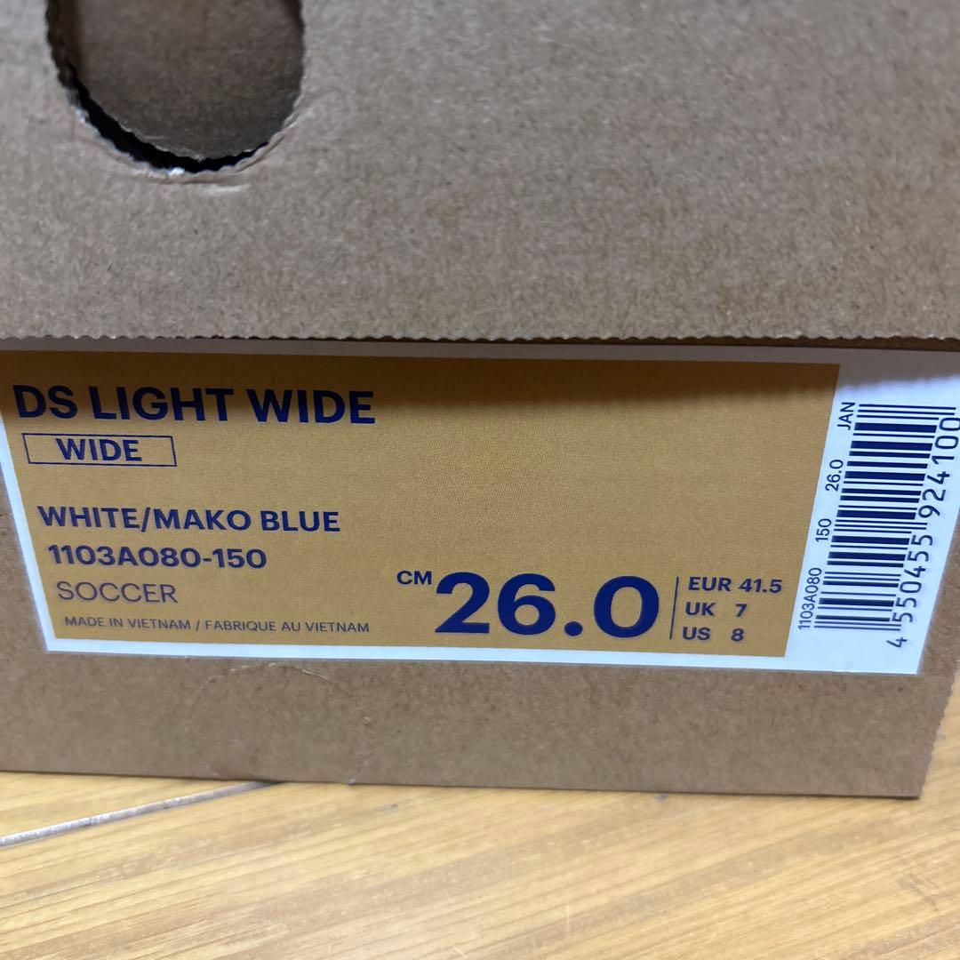 モルジブ　新品！アシックス　asics DSライトワイド　26.0