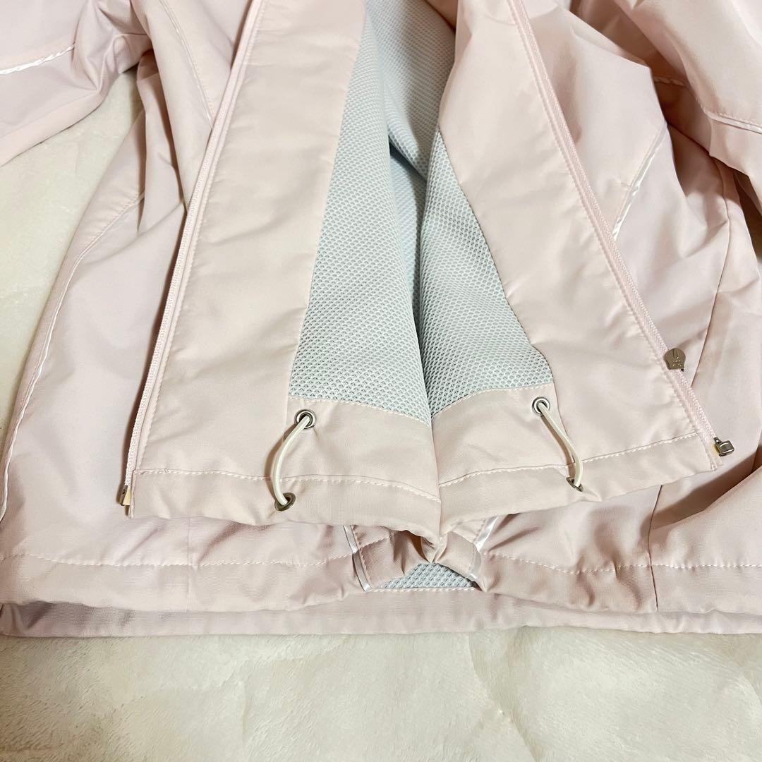 美品【courreges/クレージュスポーツ】DIAPLEX ×ピンク パーカー