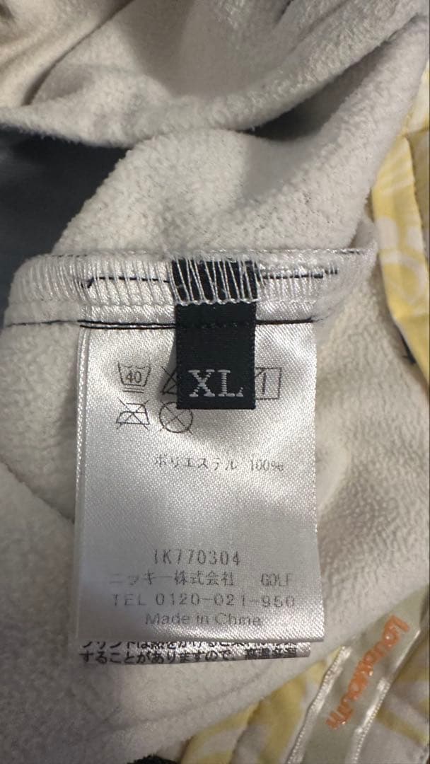 中古　ラウドマウス LOUDMOUTH メンズ ゴルフパンツ XL 裏起毛 防寒