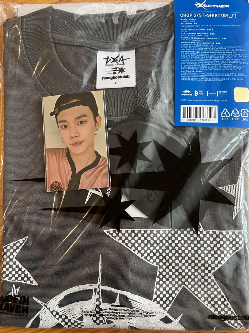 TXT niceghostclub T-SHIRT ヨンジュントレカ付き