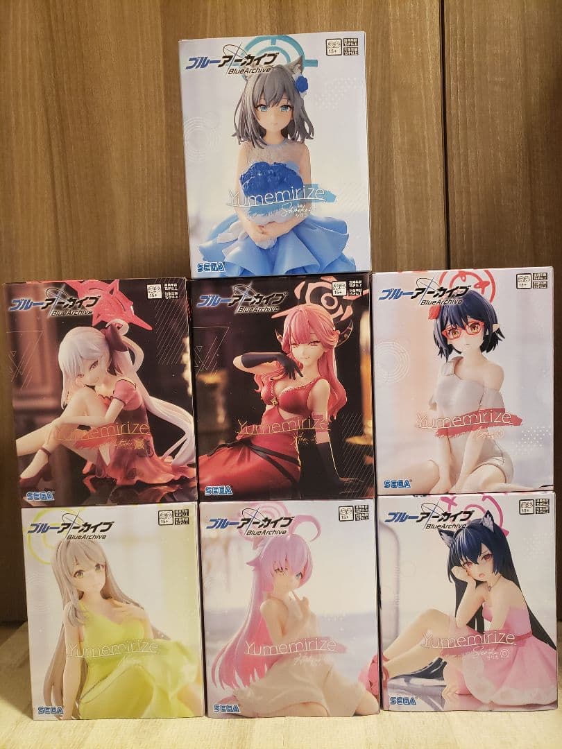 ブルーアーカイブ フィギュア 7種セット ※未開封 匿名配送
