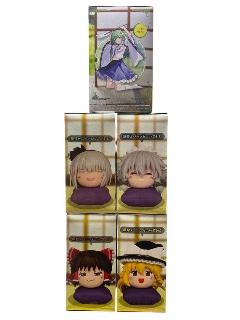 東方Project ゆっくり風デフォルメ　フィギュア 5個セット