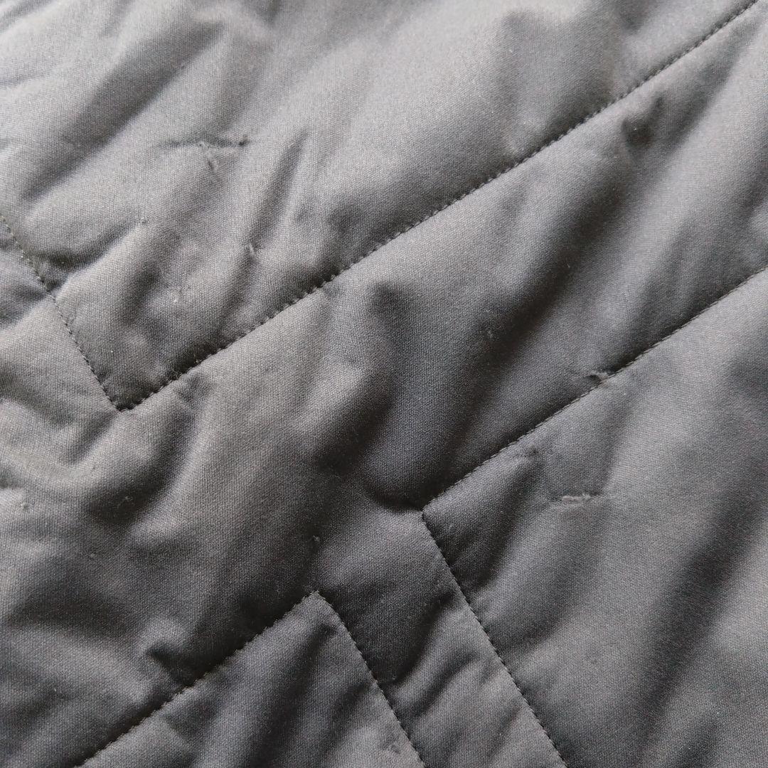 adidas 黒 キルティング中綿ジャケット　XL