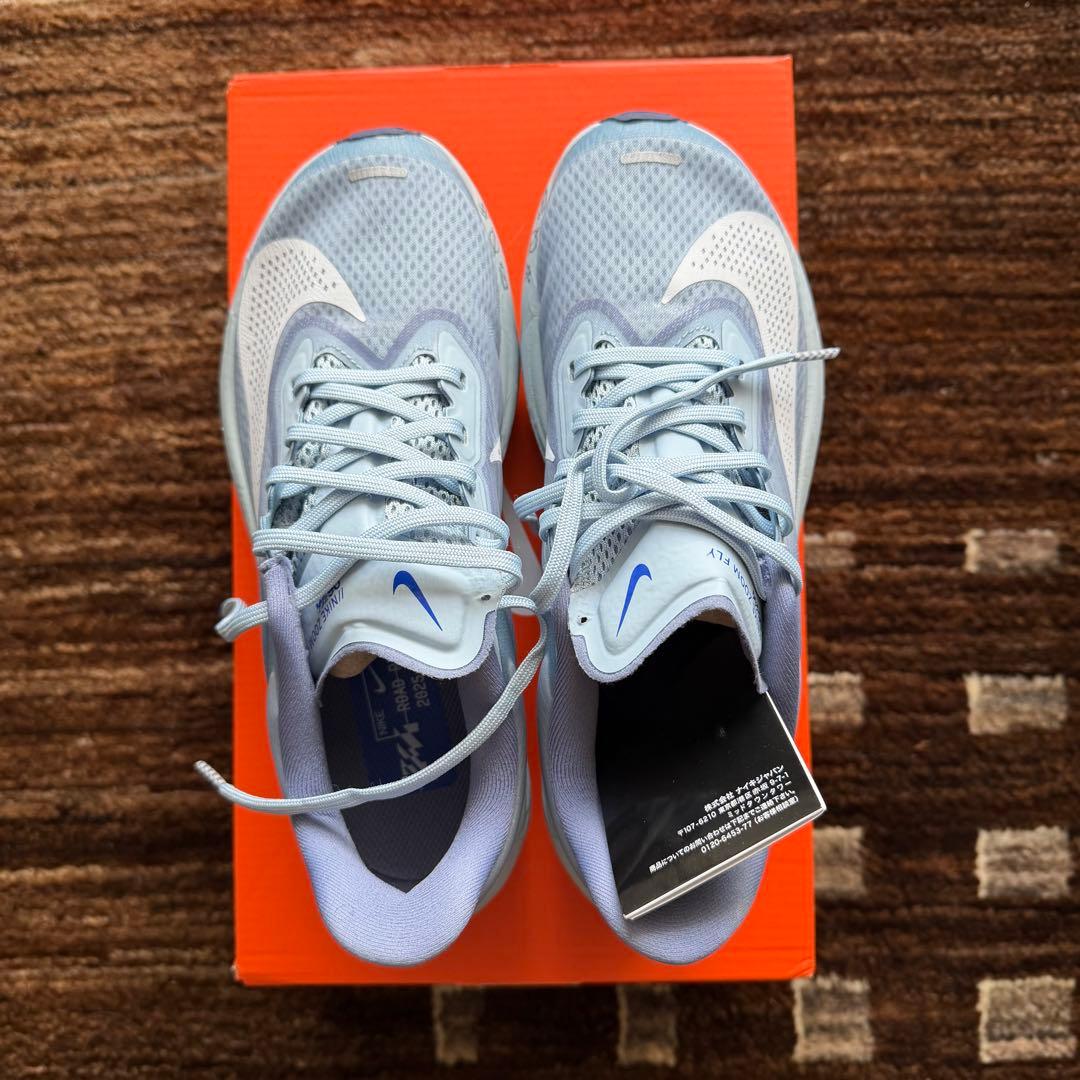 Nike ズームフライ6 ランニングシューズ グレー/ホワイト/ブルー