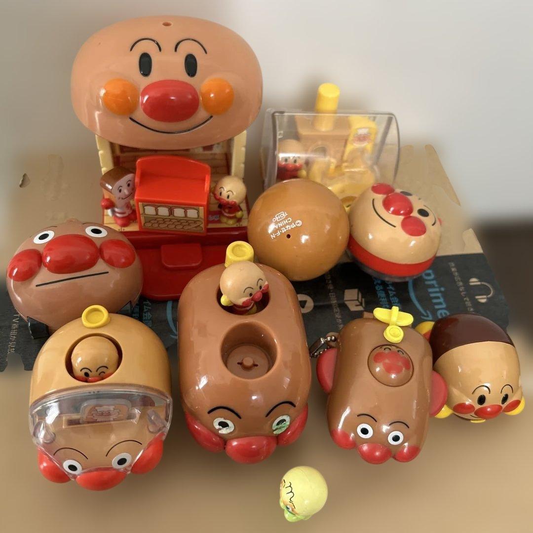 アンパンマン　おもちゃ　レトロ　食玩　乗り物　お店屋さん　フィギュア