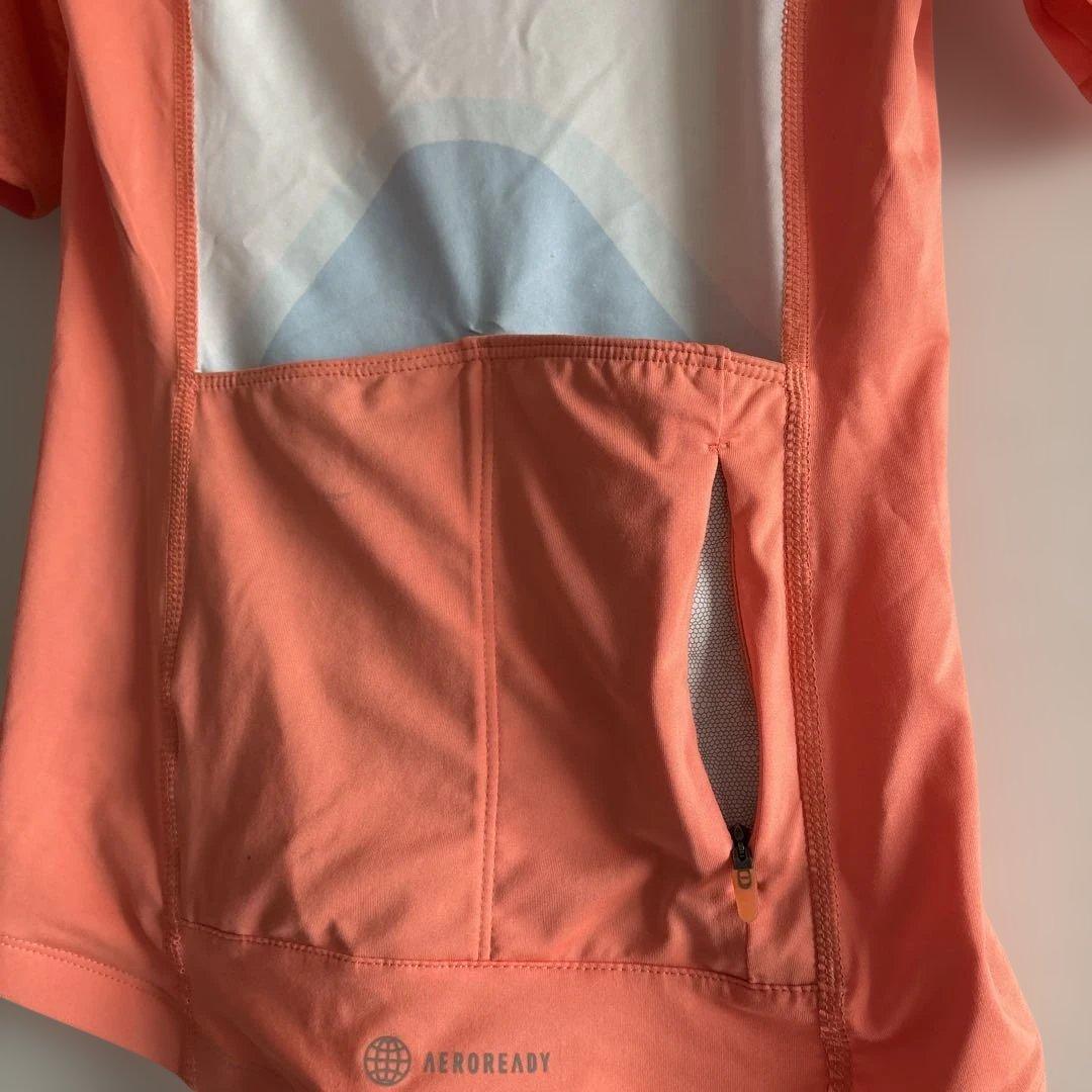 美品adidas marimekkoコラボサイクルジャージ　ビブショーツセット
