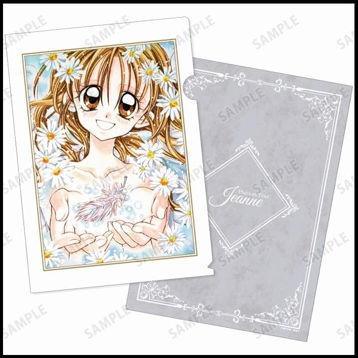 3点[神風怪盗ジャンヌ]まろん★クリアファイル,ミニ色紙2枚★種村有菜