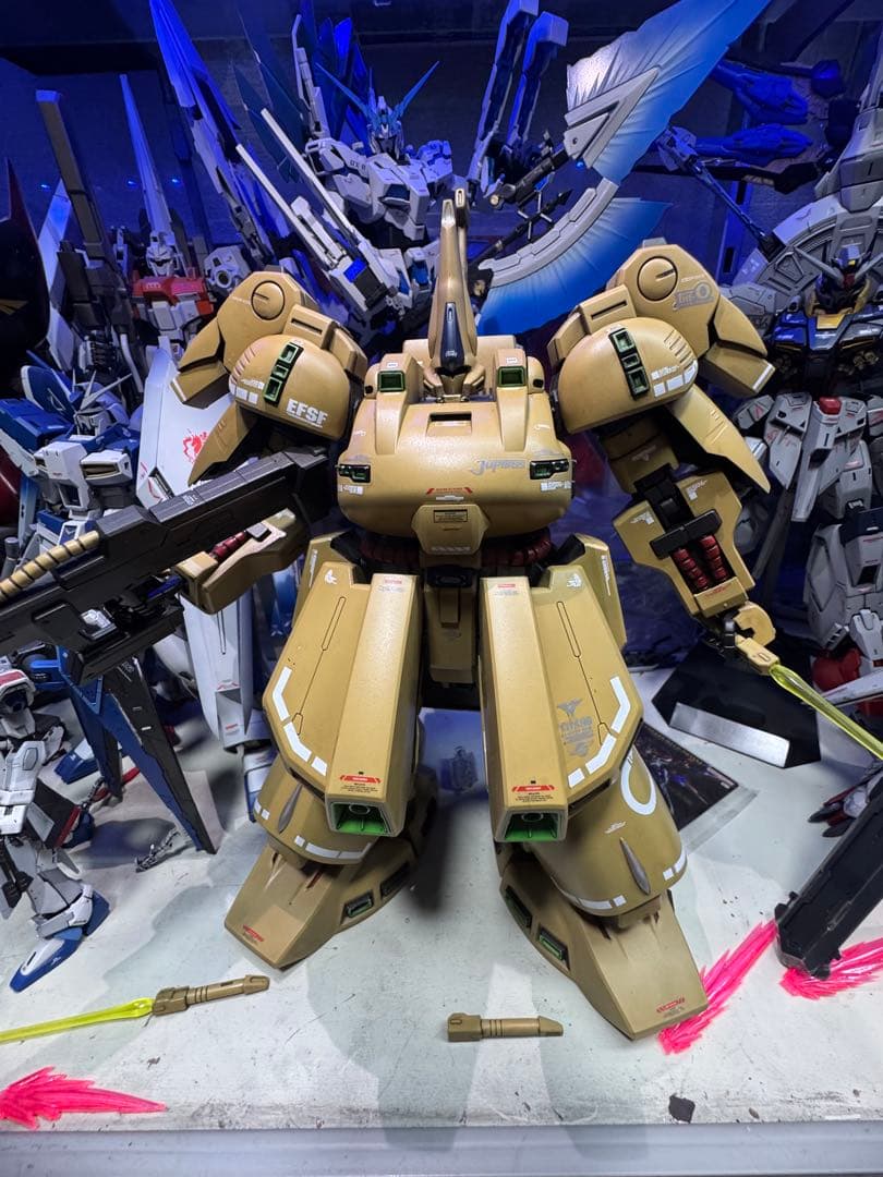 MG ジオ　ジ・Ｏ　塗装完成品　ガンプラ　プラモデル　塗装済み　Zガンダム