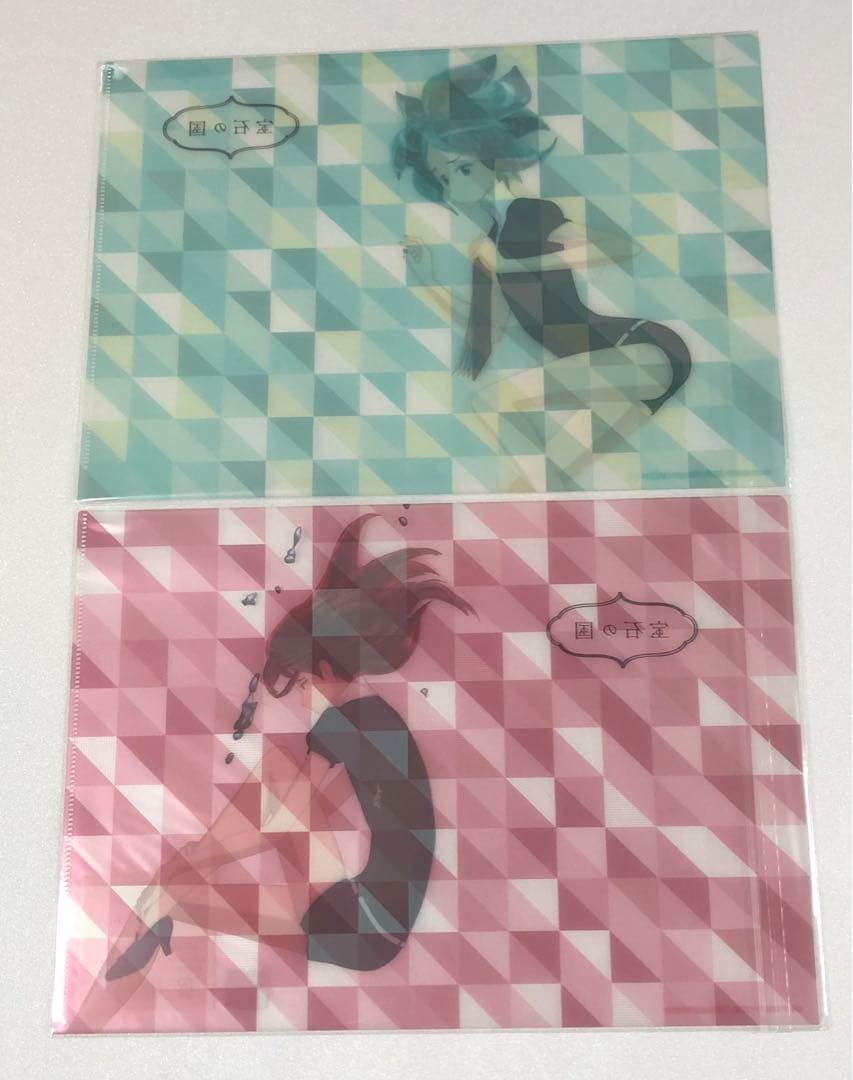 宝石の国　クリアファイルセット　フラットケース　3点