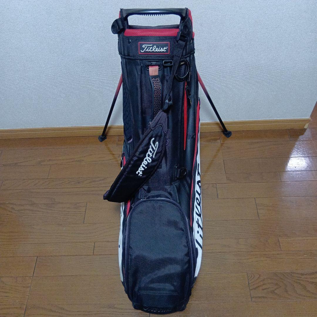 Titleist /タイトリスト/キャディバッグ 黒/赤