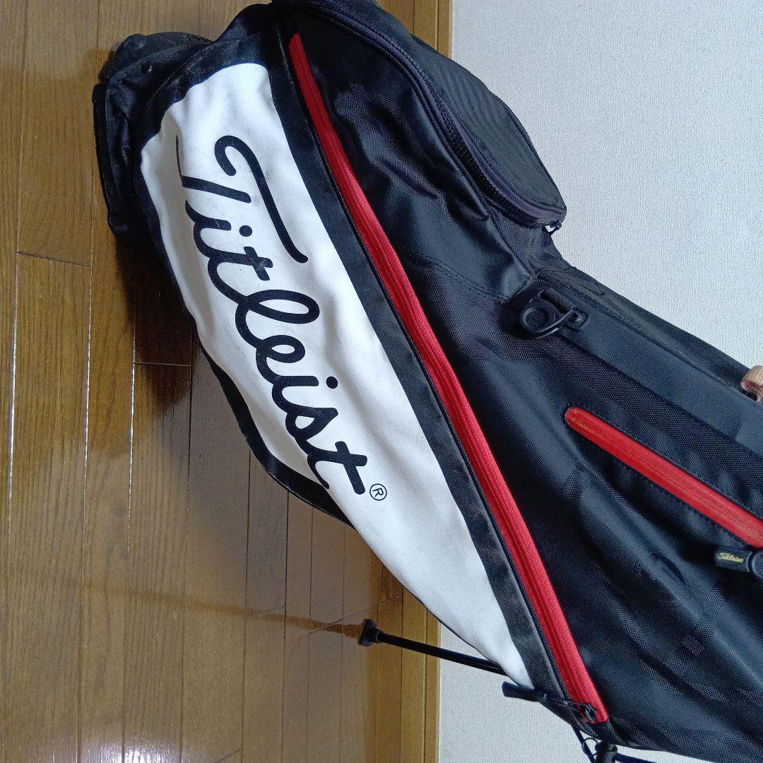 Titleist /タイトリスト/キャディバッグ 黒/赤