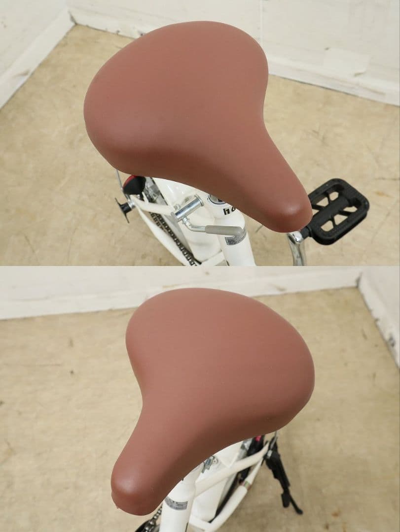 未使用保管品！CAPTAIN STAG 16インチ折り畳み自転車・ホワイト