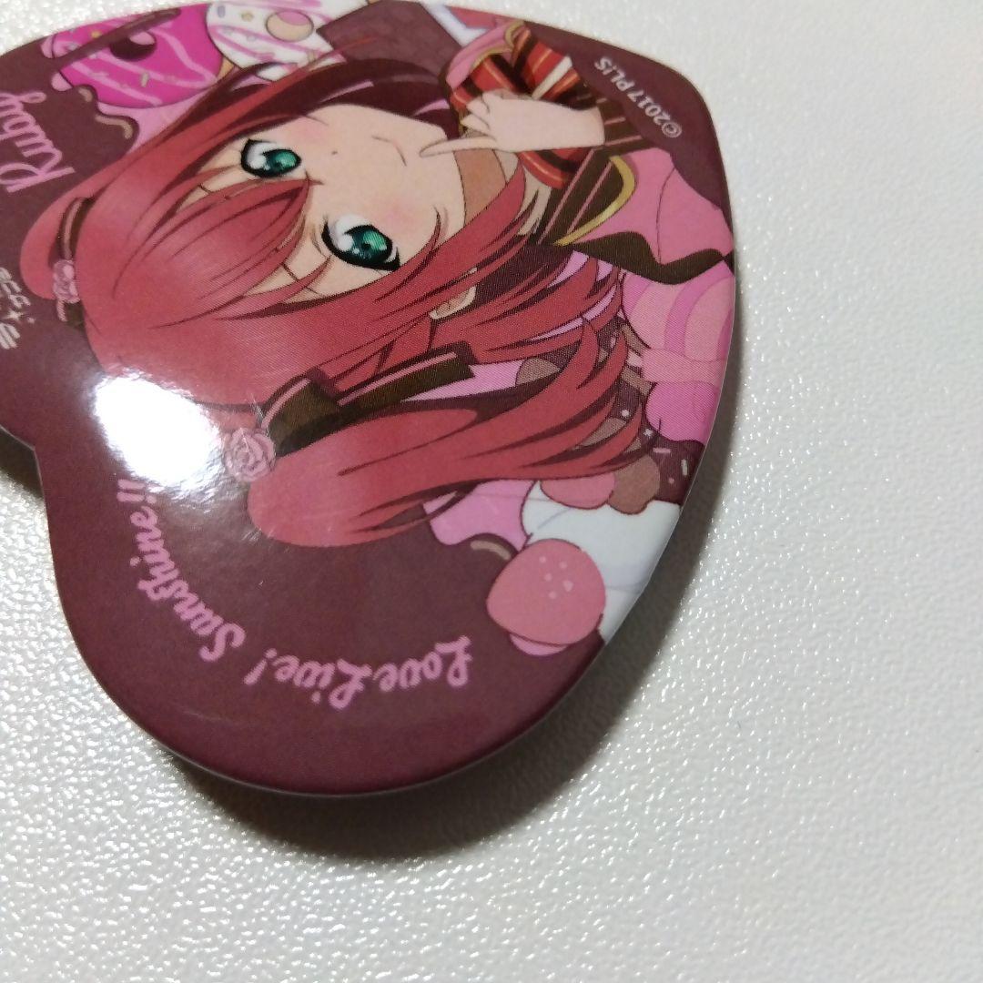 【ラブライブ！】黒澤ルビィ ハート セブンネット限定 缶バッジ