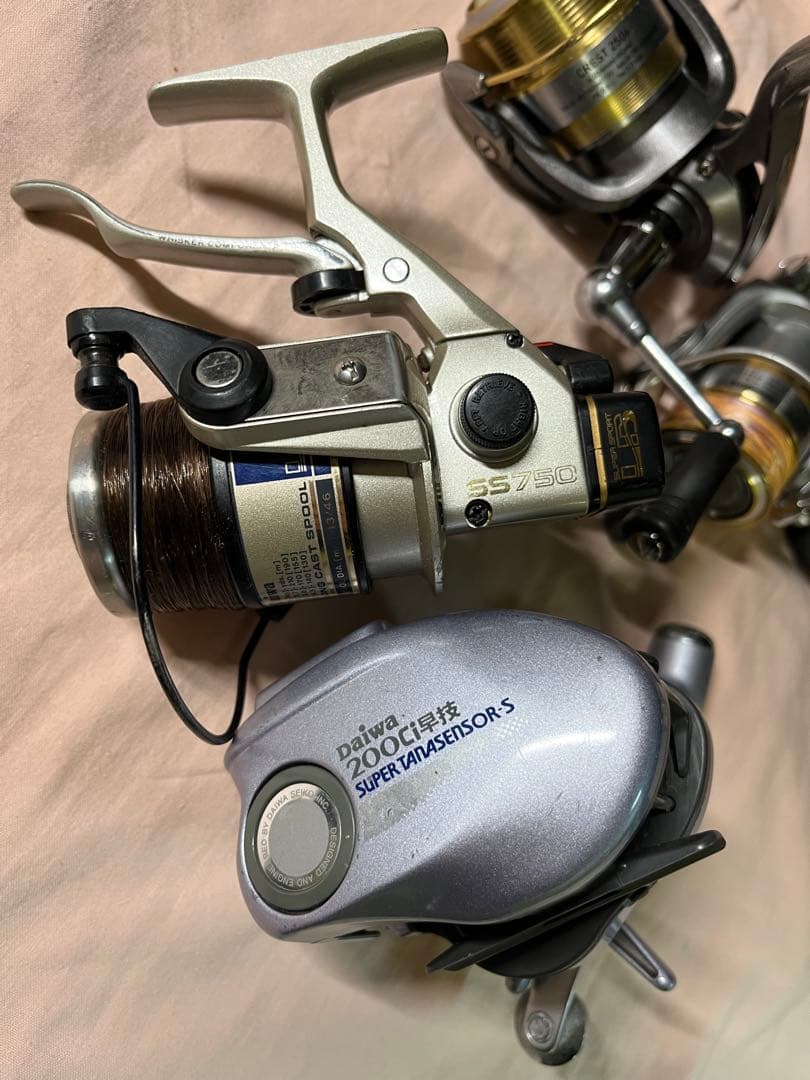 ダイワ　シマノ　リール 6個セット