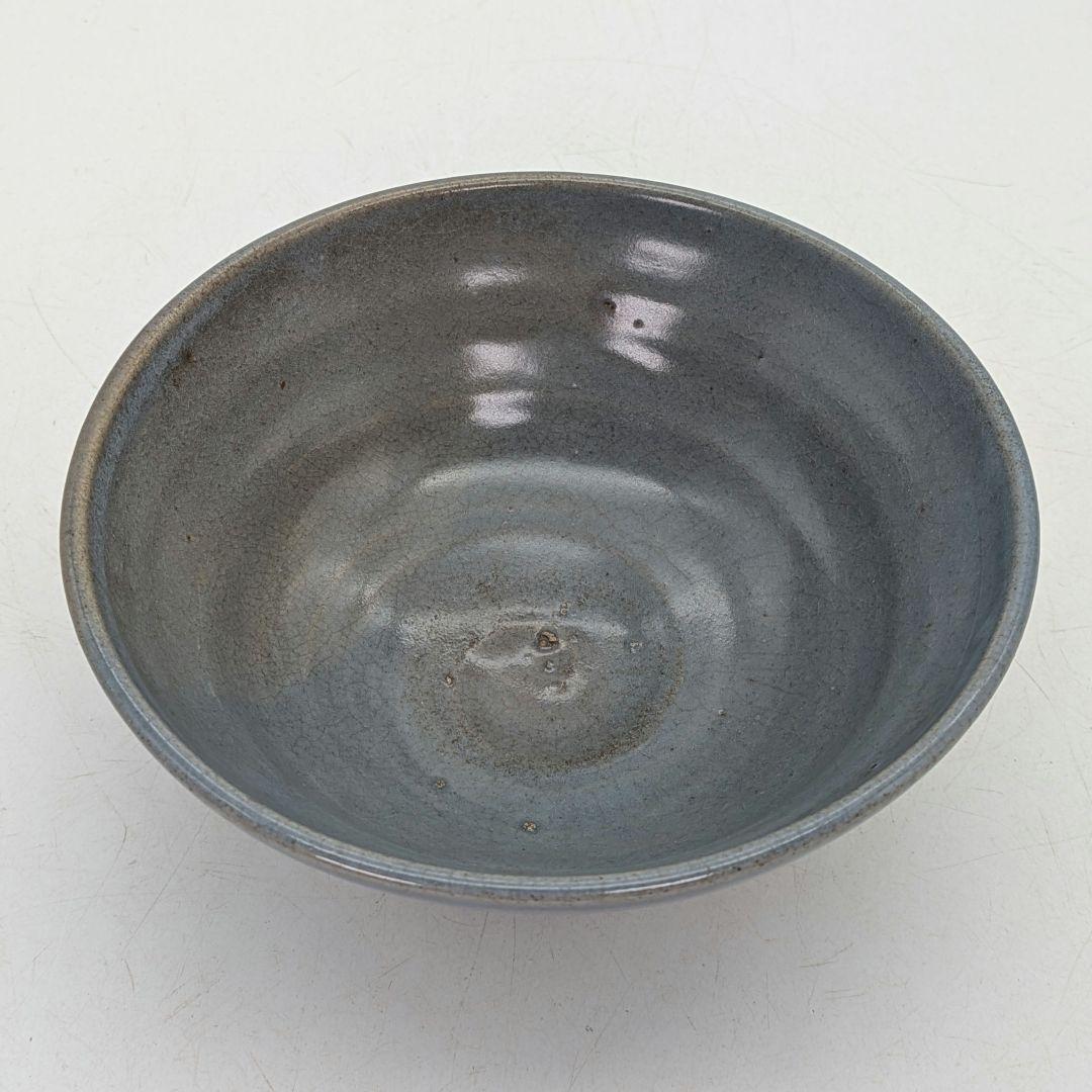 初代皿貝？（皿谷一二） 熊野焼 夏茶盌 銘「遠霞」 合箱合布 抹茶碗 抹茶茶碗