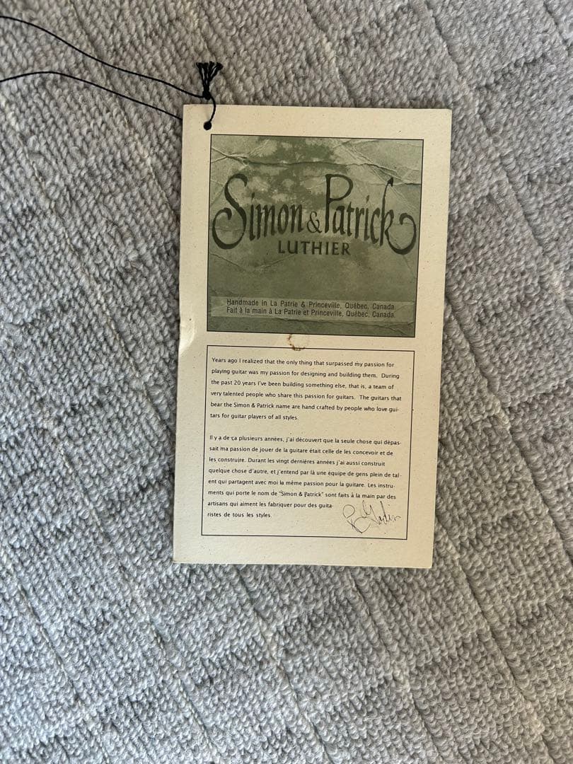 Simon & Patrick S&P 6 Spruce アコースティックギター