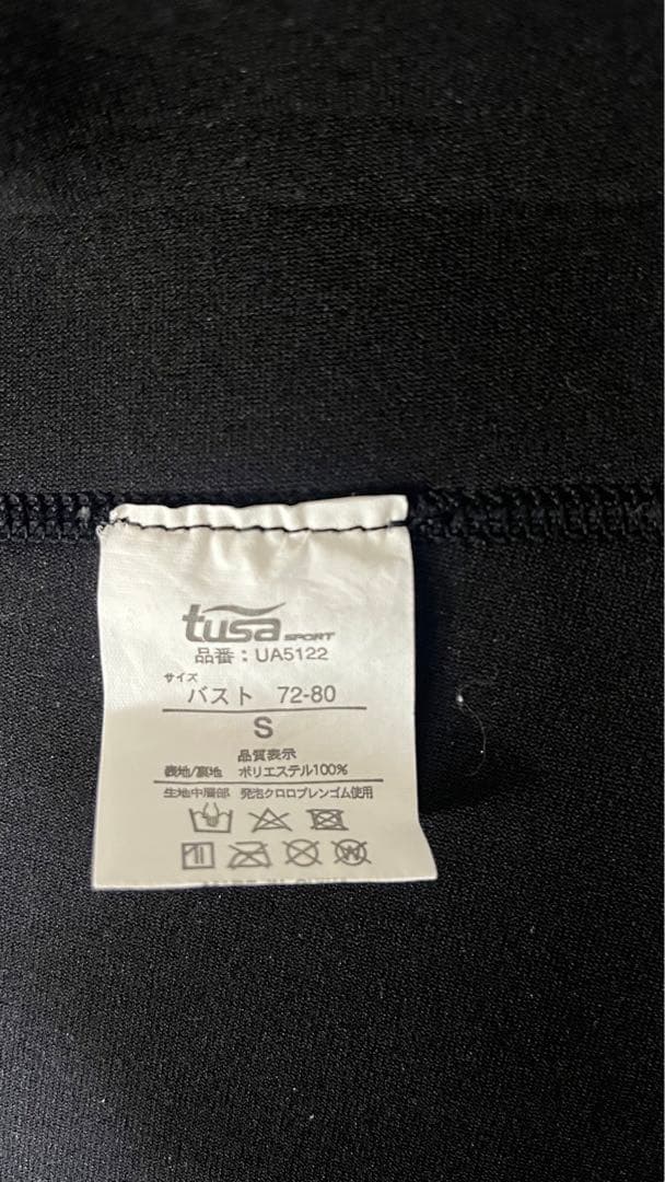 TUSA UA5122 ウェットスーツ Sサイズ ブラック/ピンク　値下げ