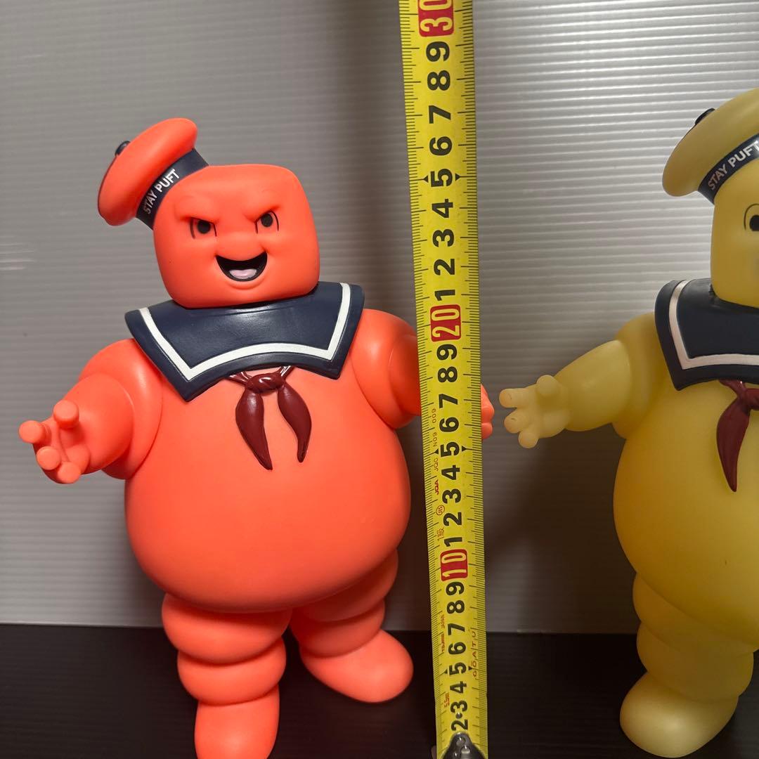 ゴーストバスターズマシュマロマンソフビ貯金箱2怒りの赤ver ノーマル蓄光ver