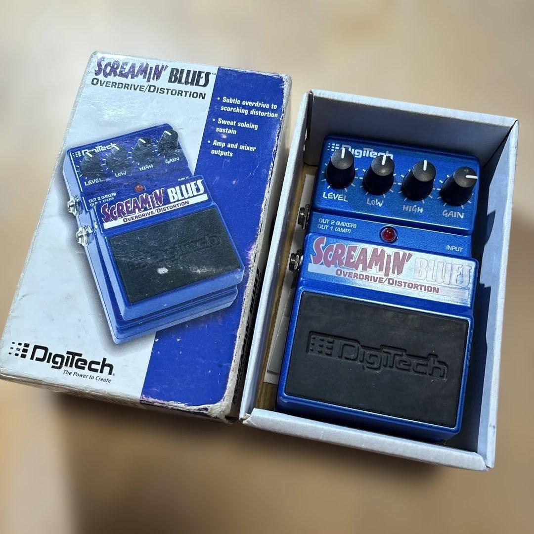 DigiTech Screamin' Blues (化粧箱、取扱説明書類)