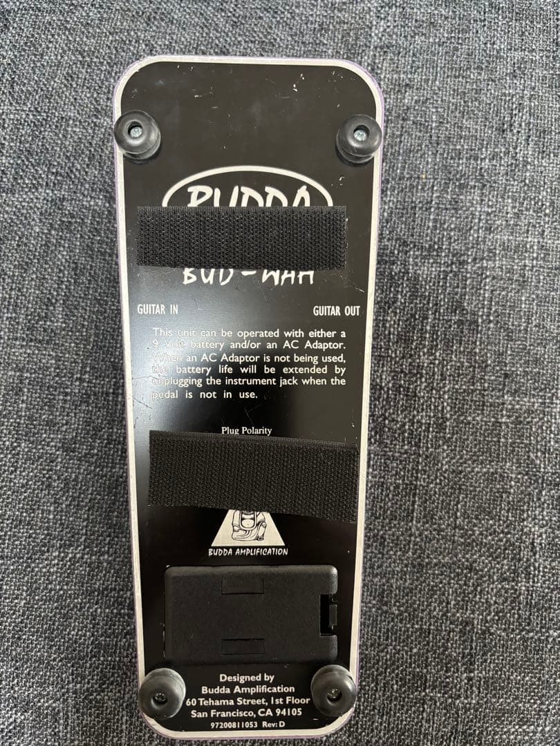 Budda BUD-WAH 赤ラベル ワウペダル 中古
