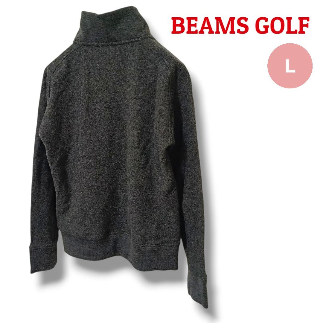 【上品見え】BEAMSGOLFビームスゴルフ ブルゾン Lグレーレディースゴルフ