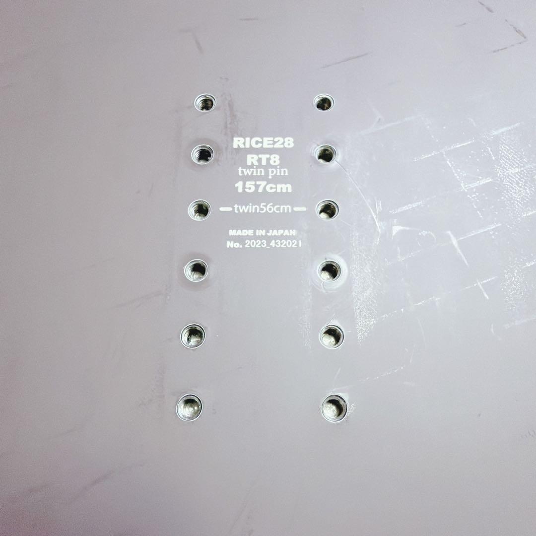 美品 RICE28 TP8 オールラウンドボード パウダー　157 国産ボード