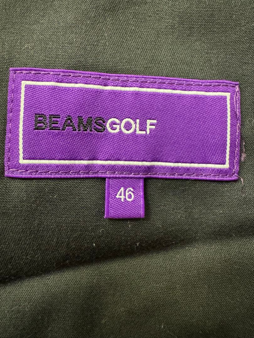 beams golfグレー チェック柄 パンツ