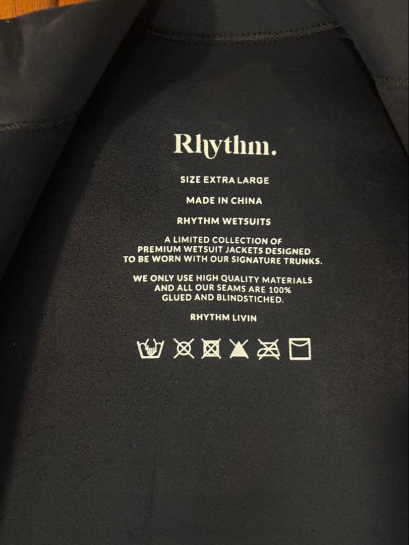 未使用タグ付き　オーストラリア　リズム　rhythm ウエットスーツ　ジャケット