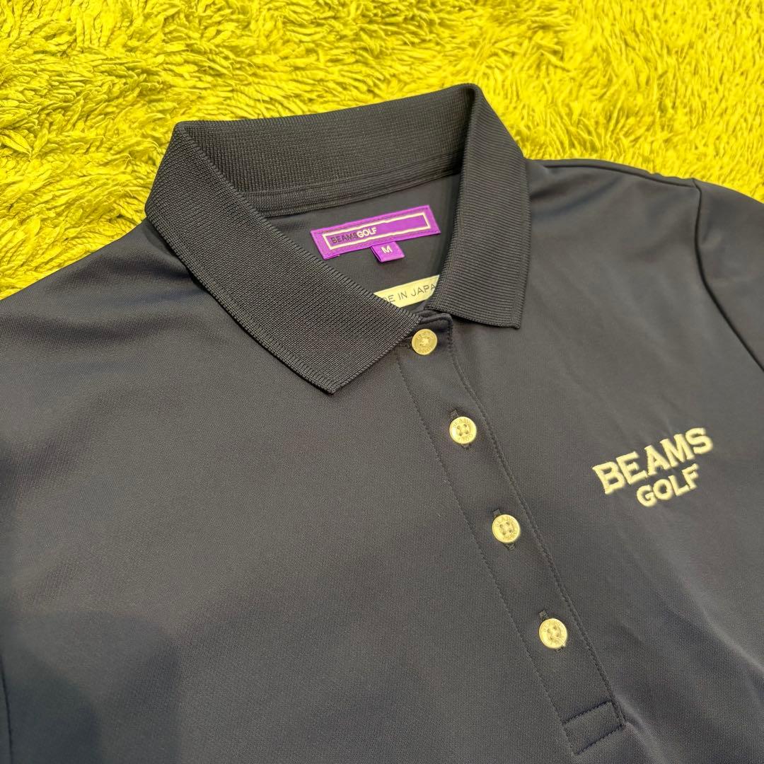 BEAMS GOLF ビームスゴルフ ポロ切替 ワンピース チェック柄 Mサイズ