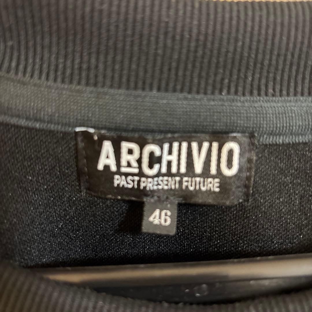 アルチビオARCHIVIO 長袖シャツ 46 黒　A169352