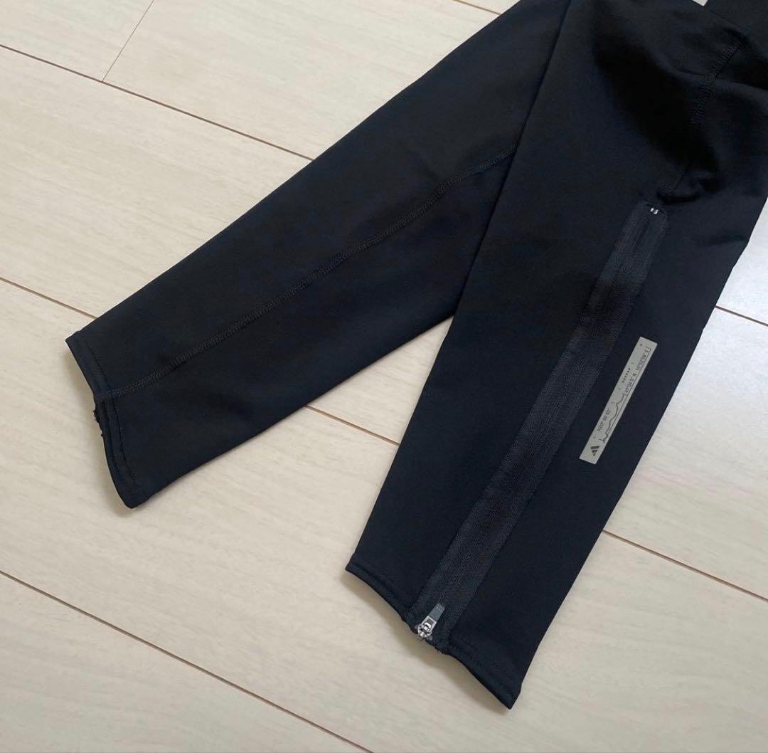 新品 XL アディダス 防寒 ランニングロングタイツ フリース裏起毛