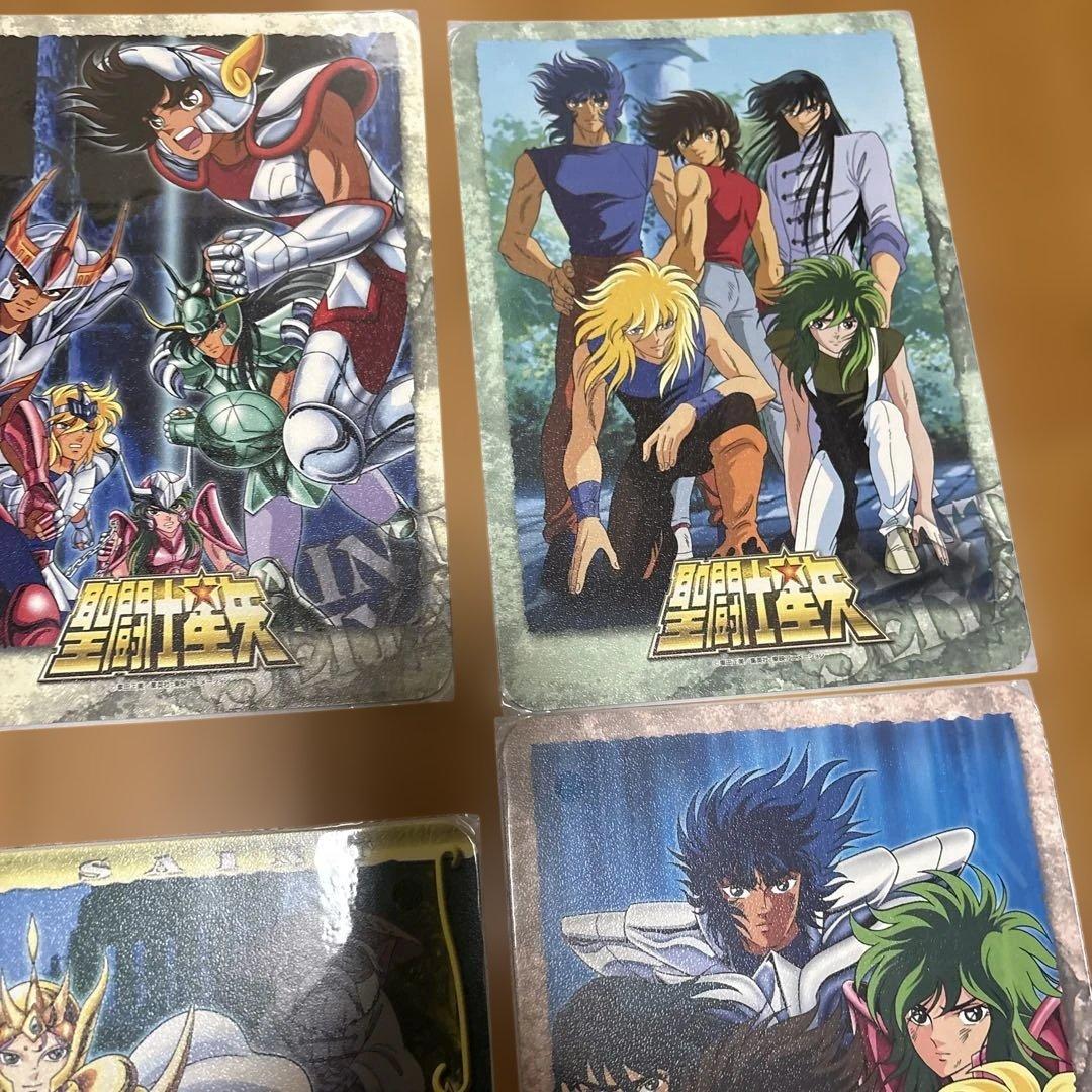 聖闘士星矢 ミニマウスパッド、パットダス8枚セット当時物