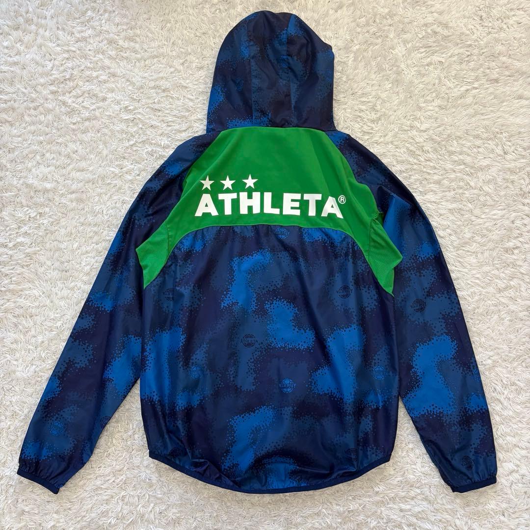 極美品　ATHLETA ピステ・ウィンドブレーカー Sサイズ　上下　フード付き
