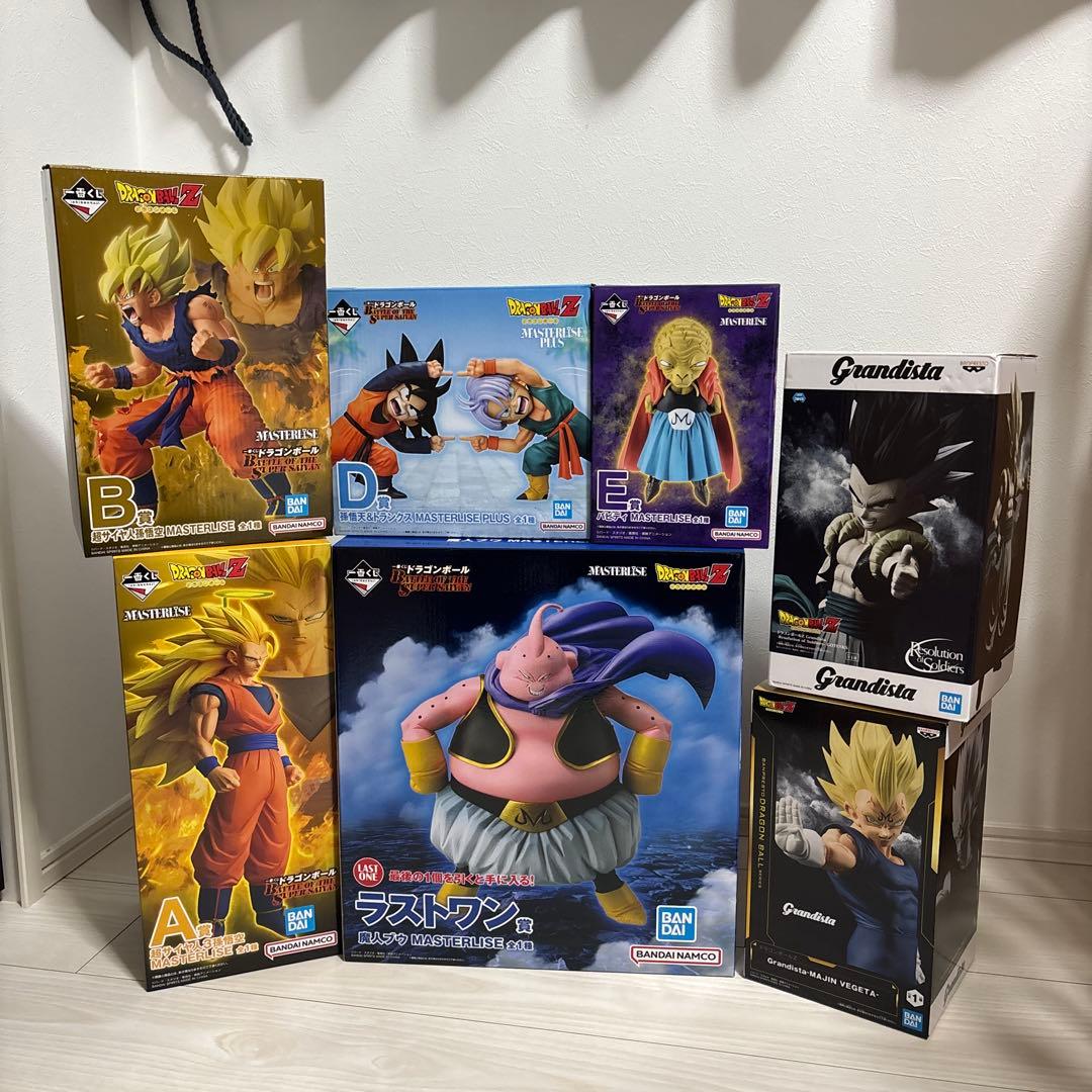 ドラゴンボール 一番くじ 超サイヤ人3 魔人ブウ バビディ ベジータ セット