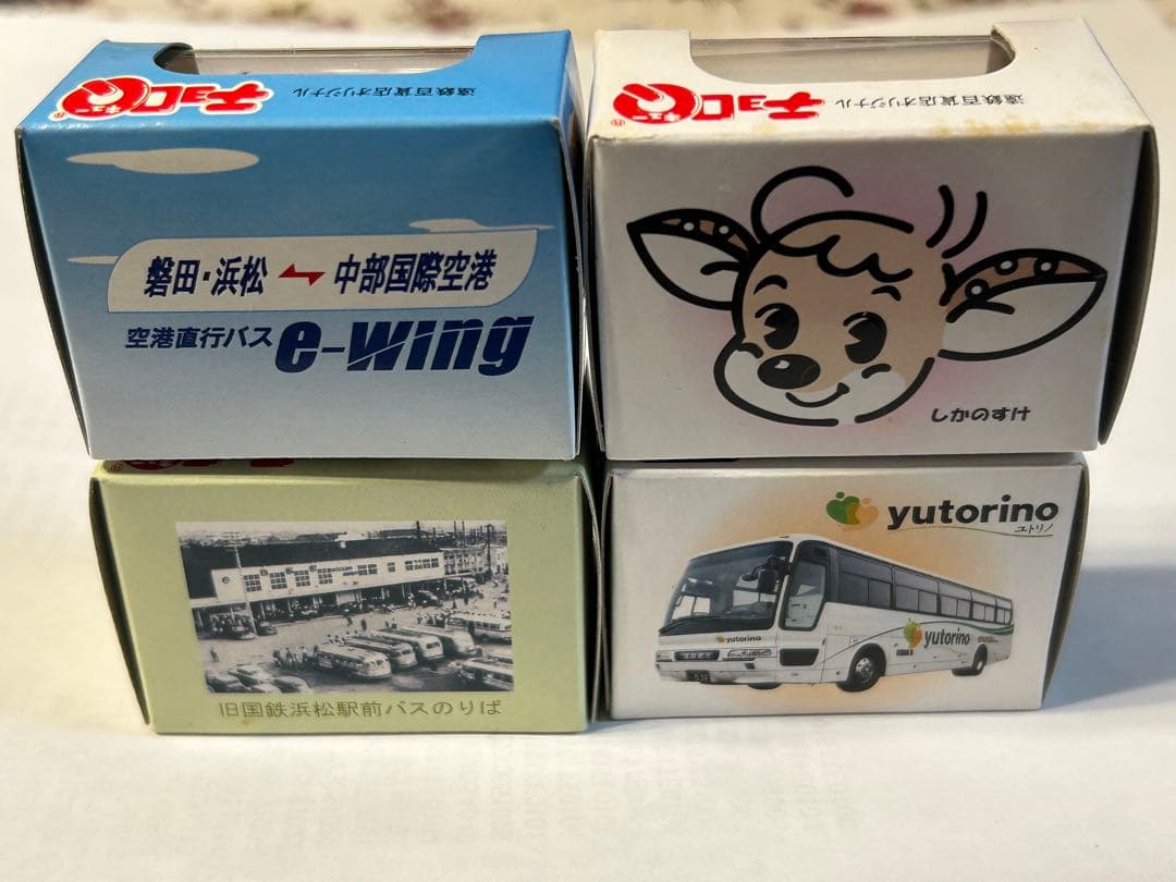 限定品　遠鉄電車、遠鉄バスチョロQ+浜名湖花博バス
