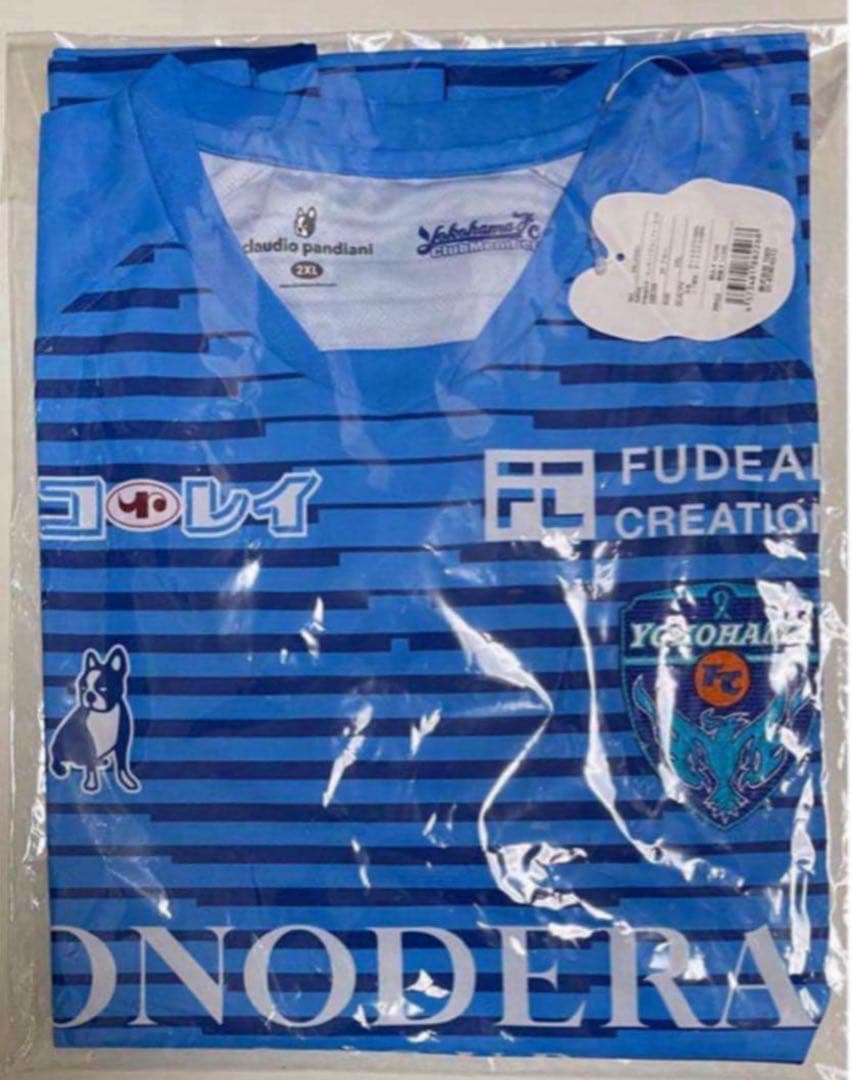 横浜FC 2020年オーセンティックユニ2XL新品未使用サッカージャンキー