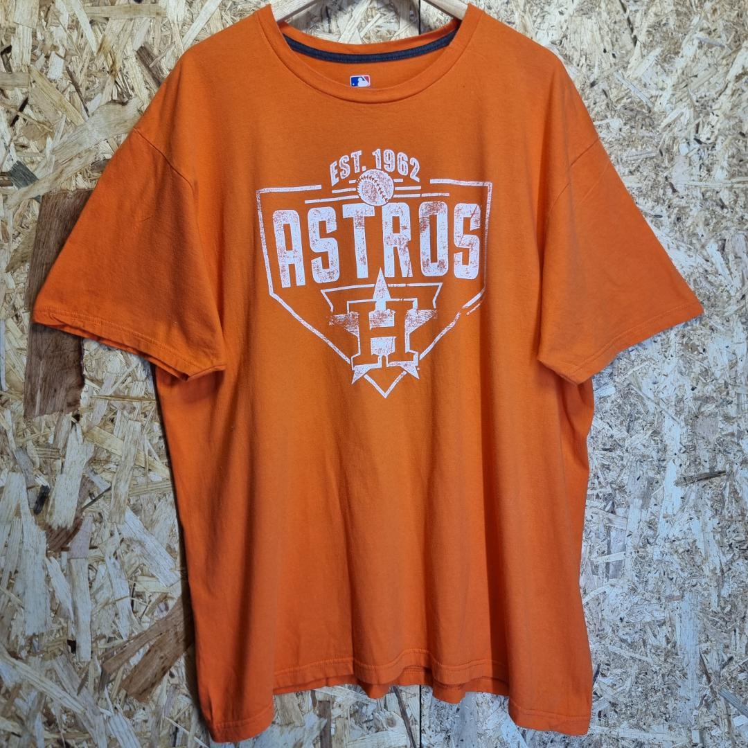 古着USA アメカジ オレンジ オーバーサイズ2XL  MLB