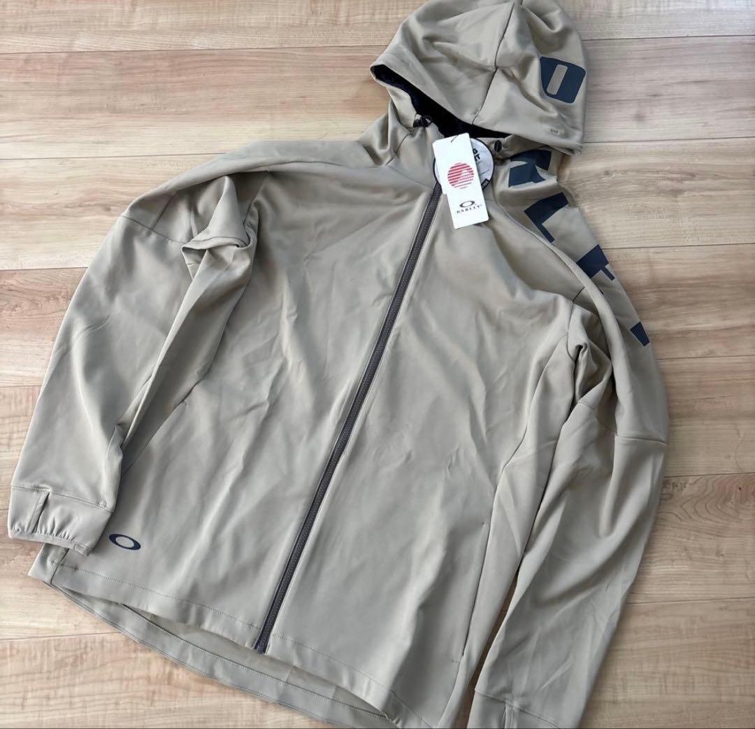 新品　オークリー　メンズ　トレーニングジャケット　ストレッチ　フード　2XL