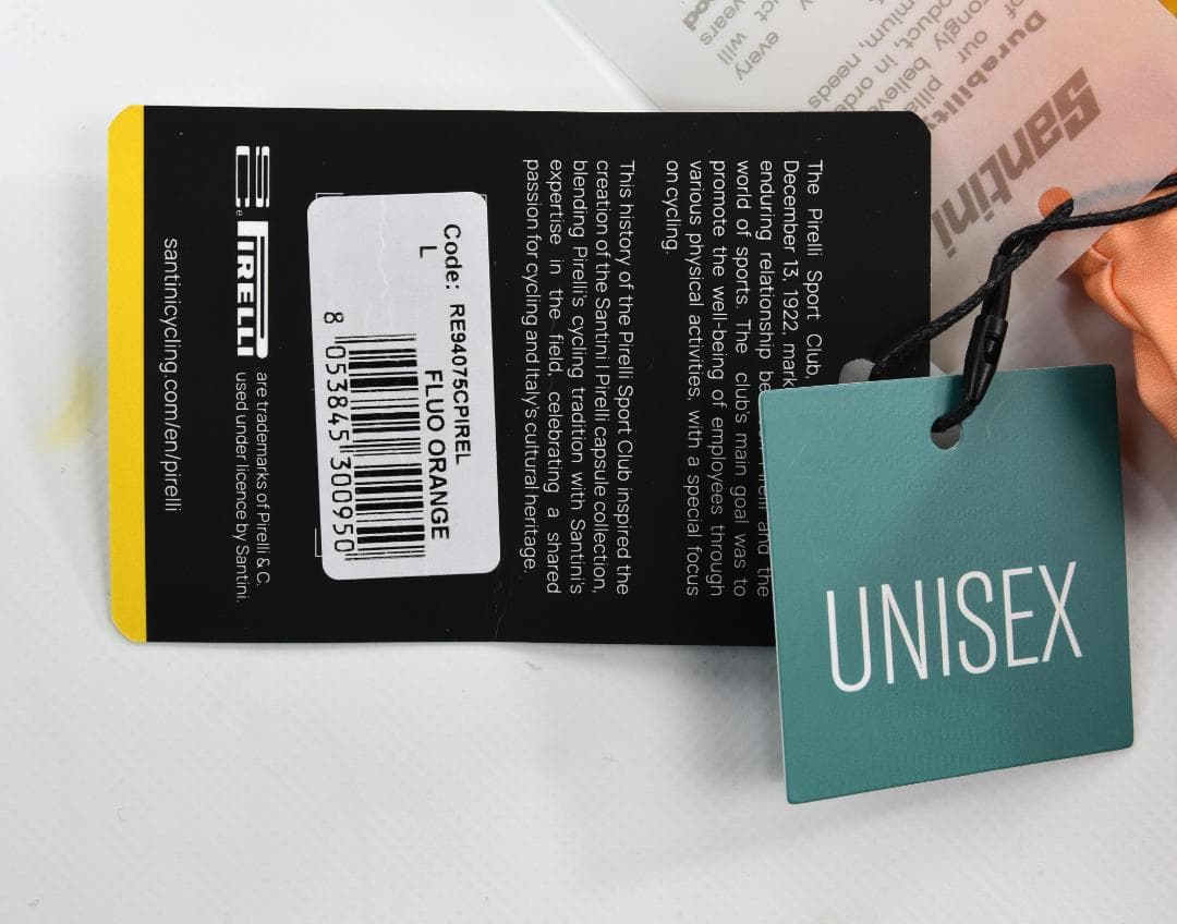 Pirelli Sport Club ジャージ size:L フルオ オレンジ