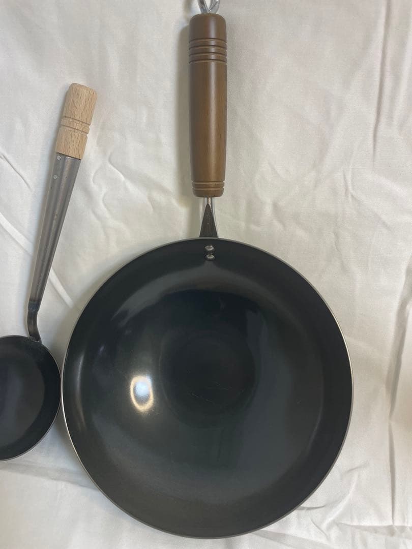 ヨコザワテッパン 中華鍋 223mm おやじキャンプ飯 アウトドア 調理器具