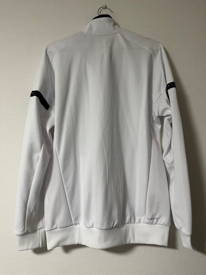 【未使用】タグ付き adidas ジャージ トラックジャケット 白 L