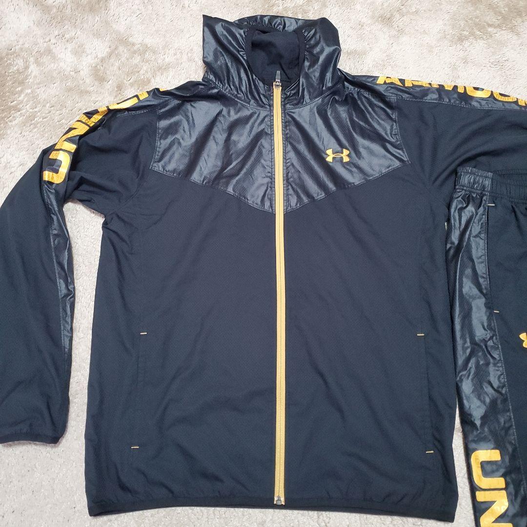 ノリアンダーアーマー セットアップ上下 黒×金 ＸＬ